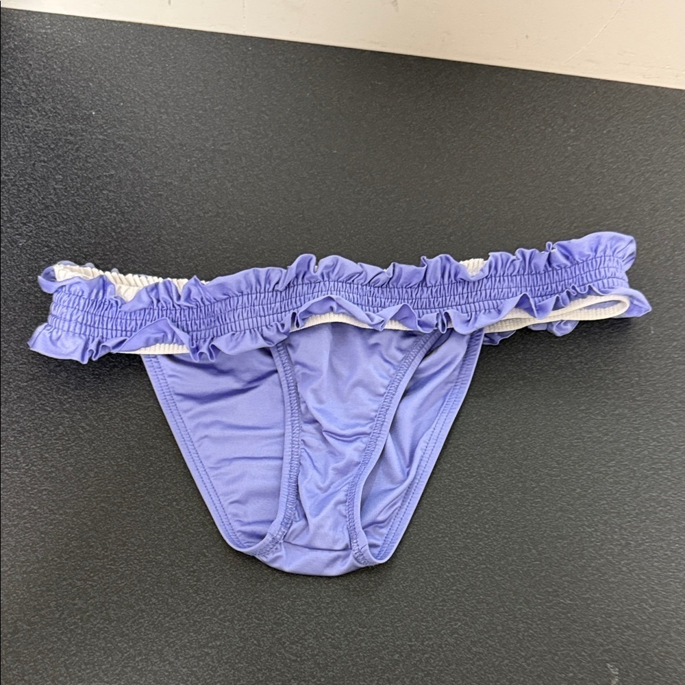 Purple Ruffled Bikini Bottom Volcom